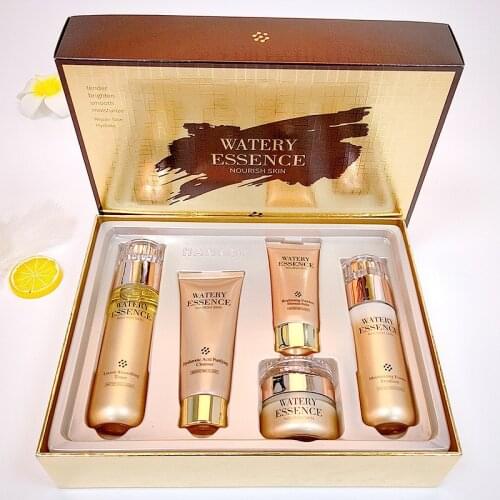 HANKEY Luxury Yanliu Gold five-piece moisturizer, moisturizing & Oil-control skincare set, cosmetics wholesale