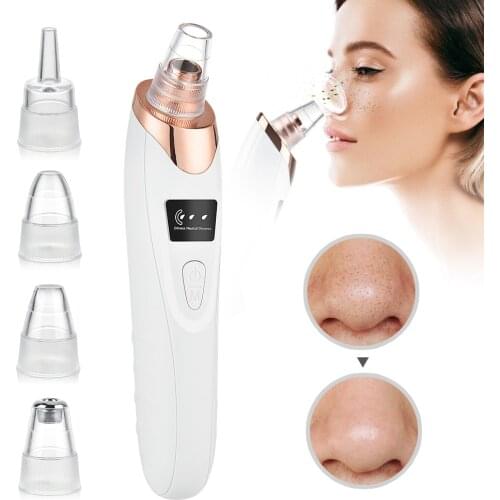 Black Dots Vacuum Pore Cleaner Nose Black Point Remover Blackhead Acne Pimple Removal Suction Extractor Facial Beauty Tools SPA