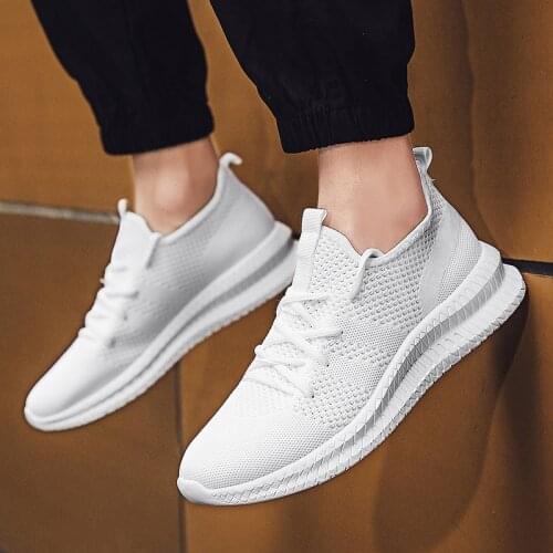Summer Men Casual Sneakers Running Sport Shoes Male Designer Tennis Shoes Lightweight Men Training Walking Sneakers Plus Size 47