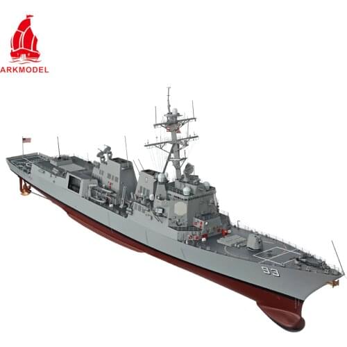 Arkmodel 1/96 Admiral Arleigh Burke Class of Missiles Destroyers in World War II USS Navy IIA DDG93 Lead War Ships Scale Model