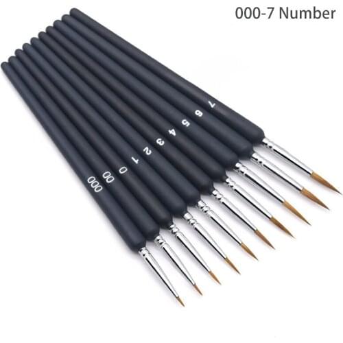 PEN FINE LINE Paint brush Set Professional Painting Thin Hook Line Pen Art Supplies Hand Painted Oil Painting stationery Pen
