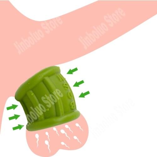 Silicone Penis Ring Sleeve Sex Toys for Men Delayed Ejaculation Device Sex Rings Training Locking Stay Hard Cock Ring