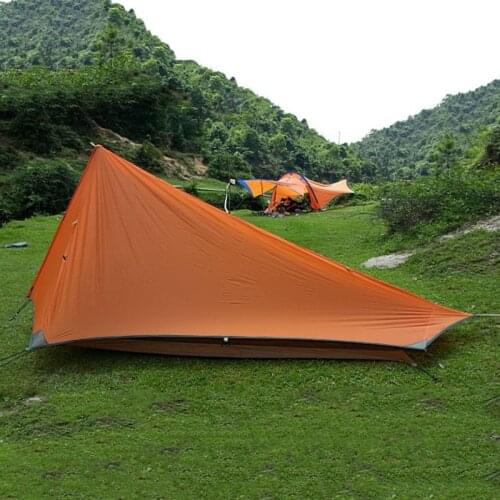 Free Shipping Black Hawk Extreme Edition!Ultralight 680grams 1-2 double crossing Keystone mountain silicone nylon gauze tent