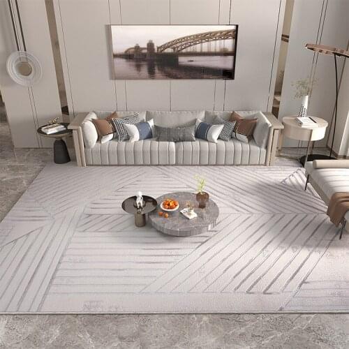 Senior gray carpet living room simple light luxury coffee table blanket cloakroom new Chinese bedside bedroom sofa carpet