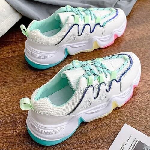 Tenis Feminino Woman Breathable Flat Shoes Light Soft Sport Women Tennis Shoes Female Stability Walking Sneakers Trainers Cheap
