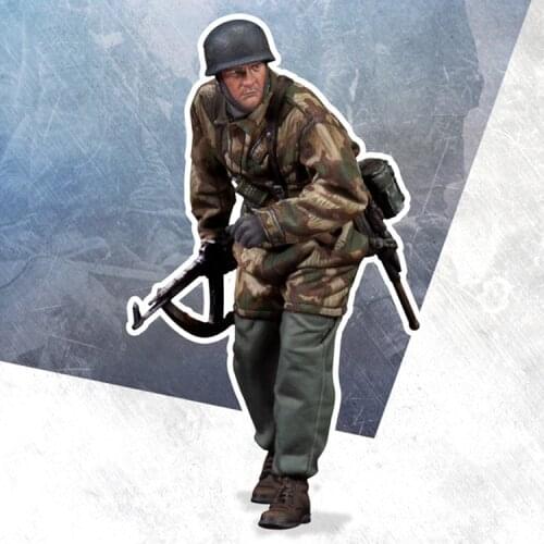 1/35 PARATROOPER DIVISION, Resin Model Soldier GK, World War II, Unassembled and unpainted kit