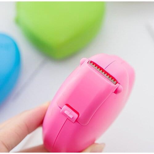 1Pcs Gift Heart w53 Office Tape Cutter w22 Crafts Student Supply School Cute