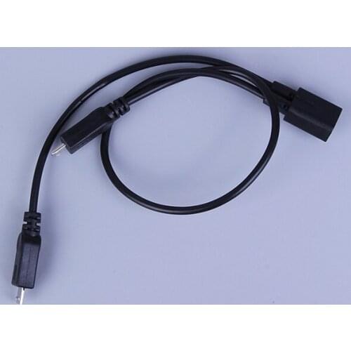 1pcs Micro usb 2.0 splitter Y 1 female to 2 male data charge cable extension cord