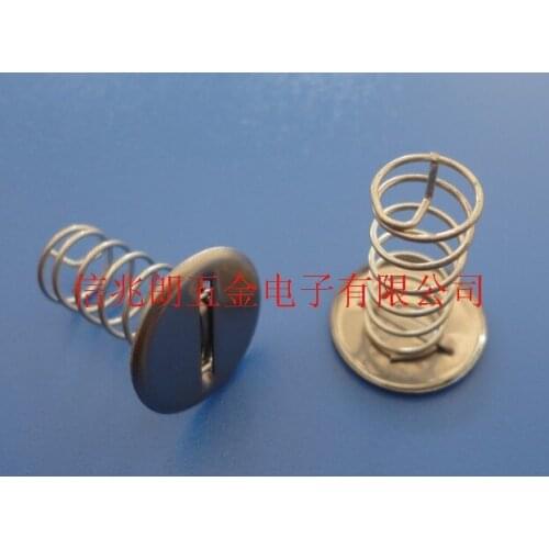 1000piece/lot) Touch buffer spring ( for PCB) with O.D. 9mm metal plate
