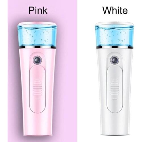 2-in-1 Handheld Mist Sprayer Portable Facial Steamer Sprayer USB Rechargeable Power Bank Sprayer Beauty Instrument new