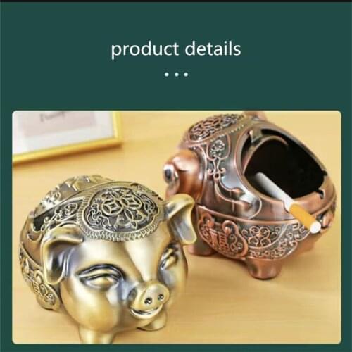 2021 retro ashtray creative personality household ashtray living room office mens gift cartoon ashtray desktop decoration