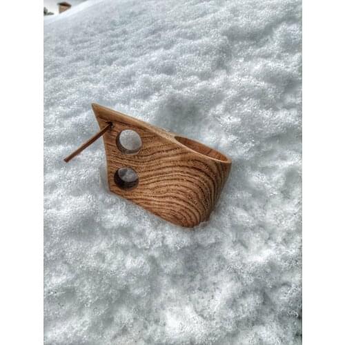 250 ml Kuksa, Hand Carved Cup, Scandinavian Kuksa, Wooden Mug, Camping Gear, Coffee Cup, bushcraft Kuksa, Guksi, Kuksa Cup, Pers