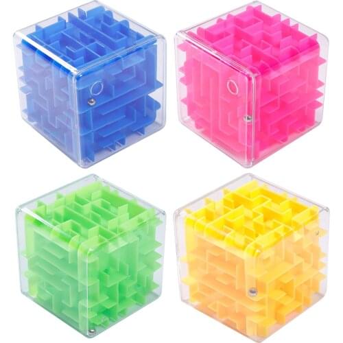 3D Maze Magic Box Brain Teaser Toy Cube Stress Reliever Toy