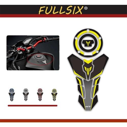 Motorcycle 3D sticker suitable for YAMAHA MT-07 MT-09 front fuel tank Prevent scratc fuel tank pad sticker Protector decals