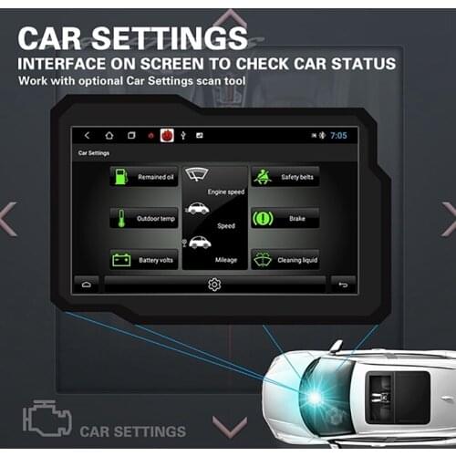 Android 10.0 Car Stereo Radio 7Inch Contact Screen Car MP5 Bluetooth WIFI GPS Charge USB Port FM Radio Receiver 1+16G