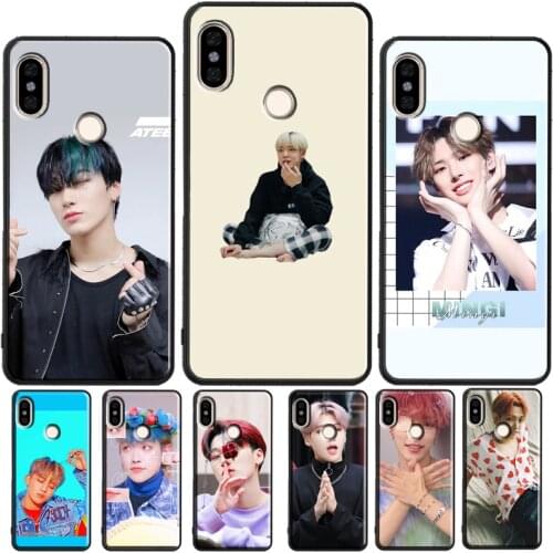 ATEEZ HongJoong Mingi San Case For Xiaomi Redmi 9 9A 9C 7A 8A 9T Back Cover For Redmi Note 10 Pro 7 8 9 Pro 8T 9S