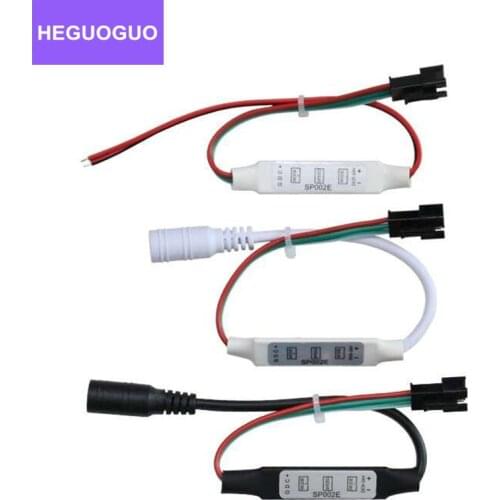 DC5V-24V LED Pixel Controller SP002E USB 3 Keys Mini Pixel Remote Dimmer For SK6812 WS2812B WS2811 LED Pixel Strip Module Light