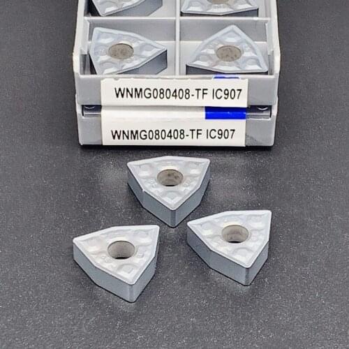 WNMG080408-TF IC908 IC907 Carbide blade External Turning Tools Turning Inserts WNMG080408-TF IC907 CNC Lathe Cutting Tools