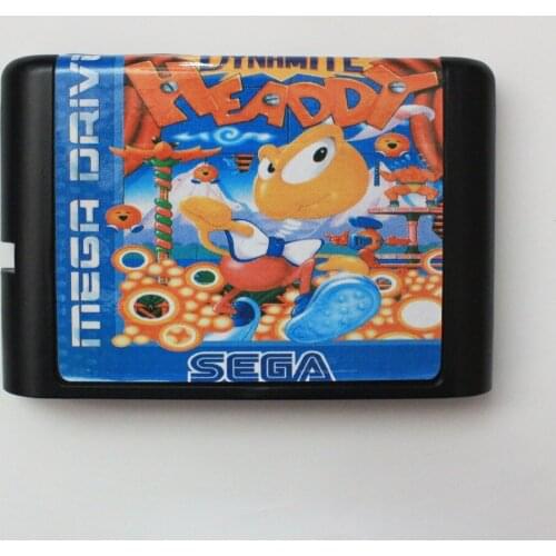 Dynamite Headdy 16 bit MD Game Card For 16 bit Sega MegaDrive Genesis game console