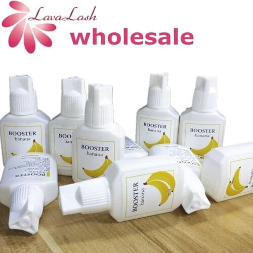 Wholesale 15ml Korea Original Sky BOOSTER banana Eyelash Extension Glue Primer Long Lasting Fake Eyelash Glue Super Bonder Tools