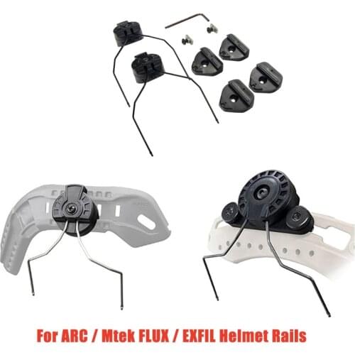 EARMOR Tactical Headset ARC / Mtek FLUX / EXFIL Rails Adapter Attachment Kit Tactical Headphone Adapter Helmet Accessories New