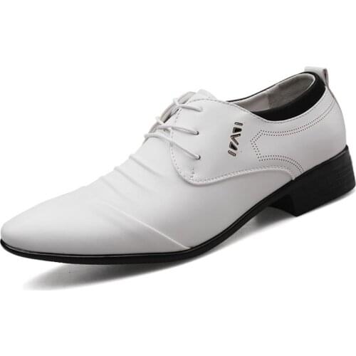 Patent Leather Men Oxford Suede Leather Men Dress Shoes Male Casual Shoes Man Party Wedding Footwear Plus Size 38-48 For Autumn