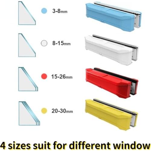 4 sizes Magnetic Window Cleaning Brush Portable Window Cleaner Wipe Glass Wiper for Double Side Household Glass Cleaning Tools