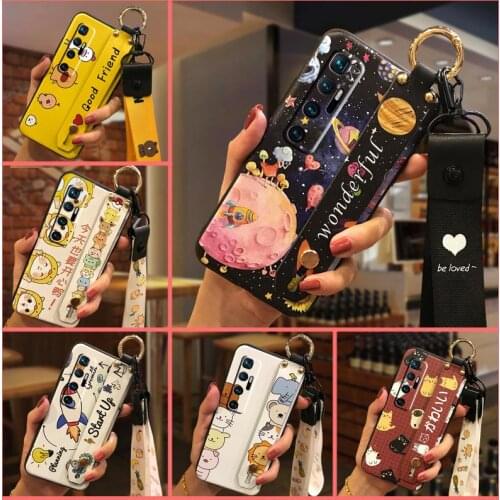 Soft Case Silicone Phone Case For Xiaomi 10 Ultra Wristband For Girls Fashion Design Cartoon