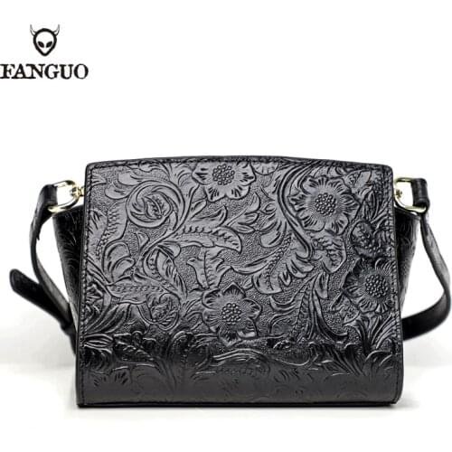 2020 New Style Womens Sling Bags Genuine Leather Messenger Crossbody Bag For Ladies Small Square Shoulder Bag With Strap
