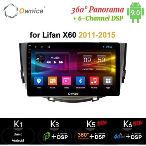 Ownice carplay Octa Core Android 10.0 360 Panorama DSP SPDIF Car DVD Player GPS Navi Radio DAB+ 4G LTE for Lifan X60 2011 - 2015