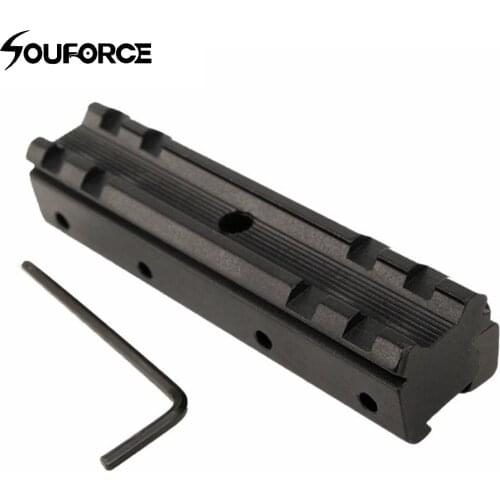 11mm Dovetail to 20mm Weaver Picatinny Rail Base Adapter Converter M-006 3/8" Dovetail to 7/8" Adjust Suit Scope Mount Hunting