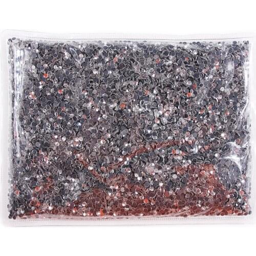 Wholesale 25 Colors Crystal DMC Hot Fix Rhinestone Flat back Glass Crystal DMC Hotfix Rhinestones Iron on Stone For Clothes