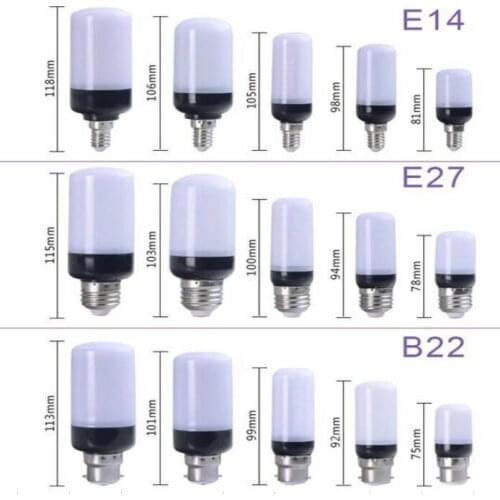 LED Corn E27 E14 5736 SMD 12W 9W 7W 5W 3W 20 30 46 81 100 LEDs 220V LED Bulb Lamp Spotlight No Flicker Smart IC Lampada Bomblias