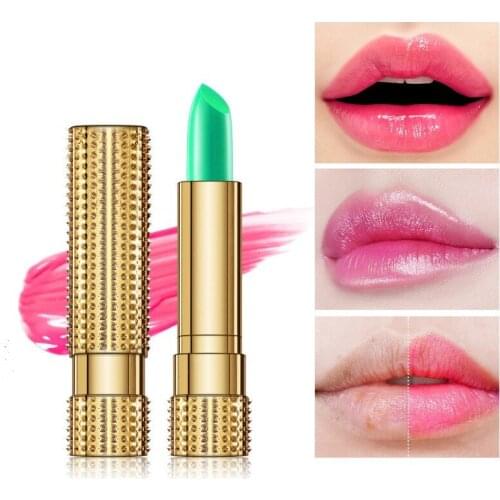 Magic Lip Balm Temperature Change Color Red Lipstick Natural Aloe Vera Moisture Lip Balm Long Lasting Moisturizing