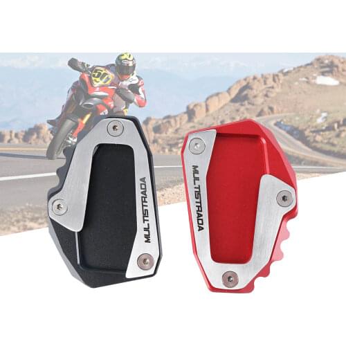 Motorcycle Kickstand Extension Side Stand Enlarger for Ducati Multistrada 1200 1200S Multistrada 1260 1260S Multistrada1200GT