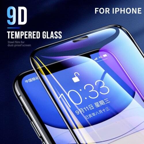 Tempered Glass For Iphone 7 8 6s Plus 12 11 Pro MAX Mini XR X XS Max Screen Protector Smart Phone Accessories Protective Film