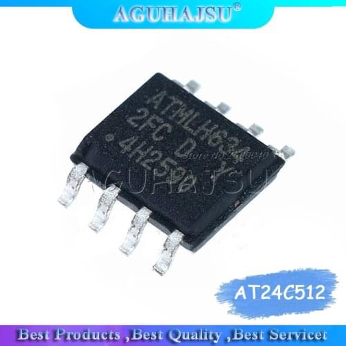 10PCS AT24C512 AT24C512C AT24C512C-SSHD-T Sop8