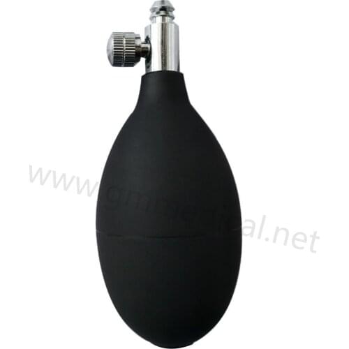 2piece/bag Manual Inflation Blood Pressure Pvc rubber Bulb With Air Release Valve ,for Medical Instrument Accessories Black