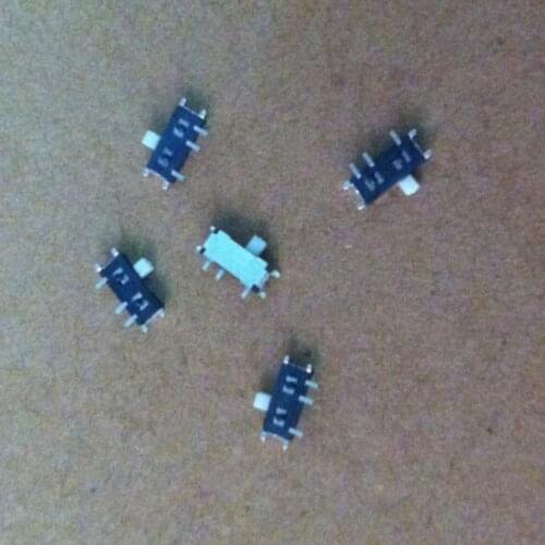 200PCS/Lot MP3/MP4 Toggle switch MK12C02 7P-12608 Button SMT microswitch KEY 1P2T