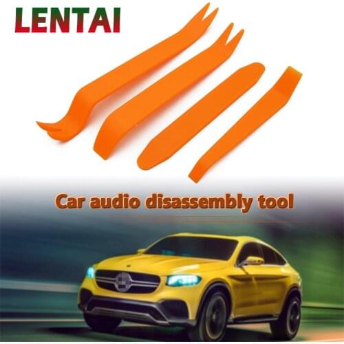 EALEN 4Pcs Auto Car Radio Panel Door Clip Panel Pry Tool Kit for VW Golf 4 7 5 MK4 Mazda cx-5 Peugeot 206 207 208 508 Touareg