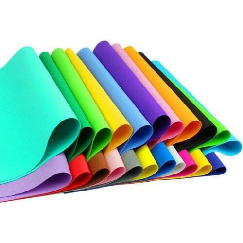 50*50CM/1MM EVA Foam Paper Handmade Foam Sheets Sponge Paper DIY Handcraft Materials Multicolour Flower Prop Party Christmas