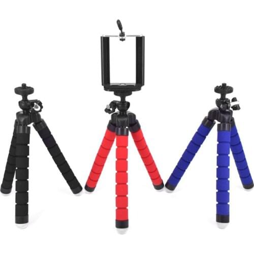 Mount Adapter Octopus Tripod Mobile phone Clip Stents For GoPro Hero 3 4 5 6 7 SJCAM SJ8 EKEN H9 Xiaomi Yi Mjia 4K Action Camera