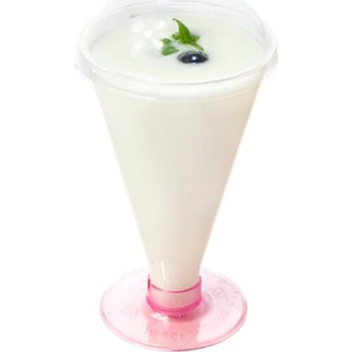 Promotion - Event Party Wedding Festival Suppliers, Disposable Plastic Tableware, 200ml Dessert Cup, 10/Pack