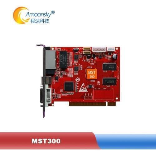 Seamless video wall displays use AMS-MST300 control card compare to nova control system for outdoor led video screen