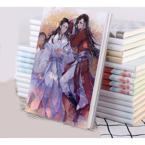1pcs Tian Guan Ci Fu Xie Lian Hua Cheng Printed Notebook Student Notepad Diary Stationery Collection Boy Girl Gift