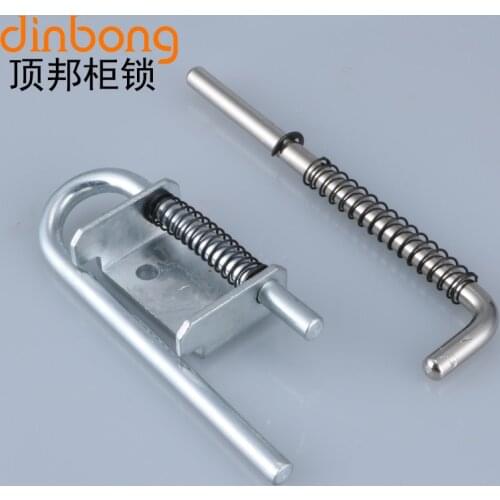 Dinbong L type hinge HL037 file cabinet, iron cabinet door hinge, U hinge spring hinge