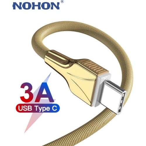 USB Type C Cable For Samsung S20 A51 Huawei P40 Lite Xiaomi Redmi Note 9 USBC 3m Mobile Phone Fast Charge Wire Data Charger Cord