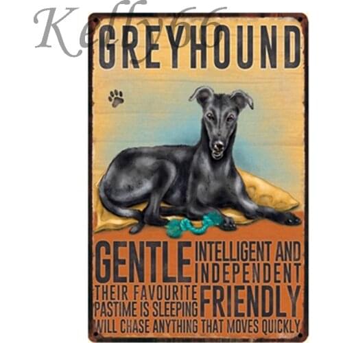 [ Kelly66 ] GREYHOUND Metal Painting 20*30 CM Size y-1164