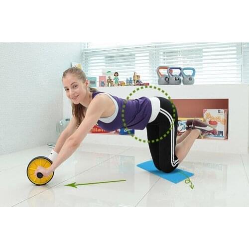 Abdominal wheel fitness wheel ABS wheel thin waist round waist wheel Abdominal round AB ROLLER Reduce weight ABDOMEN training