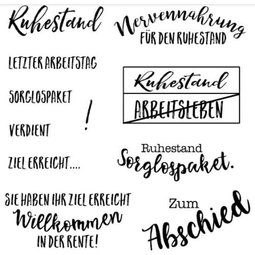 German Transparent Clear Stamp for DIY scrapbooking/Card Making C396